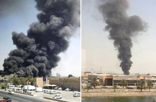 Massive fire breaks out in Dubai industrial zone